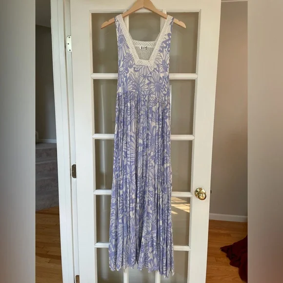 free people tiers for you maxi dress Free People Tiers For You Maxi Slip Dress Size XS New